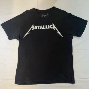 Metallica basic black tee